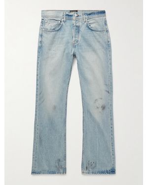 Enfants Riches Deprimes Classic Flared Distressed Jeans - Blue