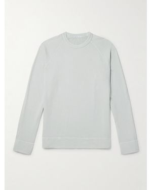 James Perse Cotton-Jersey Sweatshirt - White