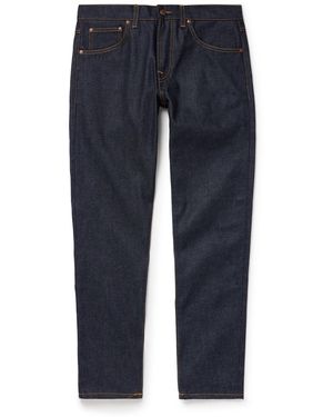 Nudie Jeans Solid Ollie Slim-Fit Jeans - Blue