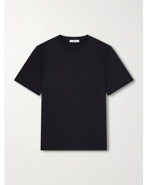 MR P. Silk And Cotton-Blend T-Shirt - Black