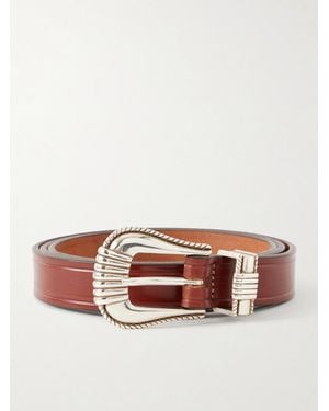 Monitaly 2.5Cm Leather Belt - Brown