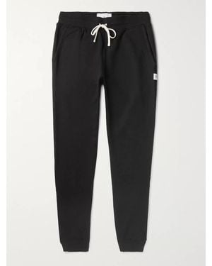 Reigning Champ Slim-fit Loopback Cotton-jersey Joggers - Black