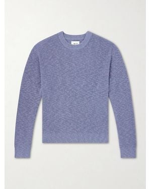 NN07 Russell Crew 60028 Cotton Jumper - Blue