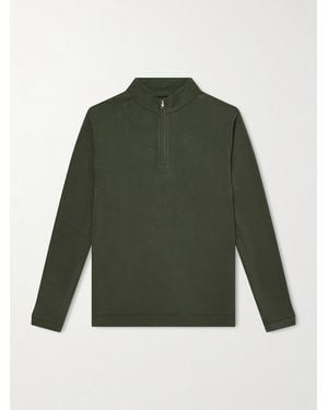 Peter Millar Jersey Half-zip Jumper - Green