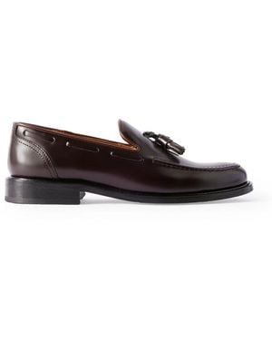 MR P. Olie Tasseled Leather Loafers - Brown
