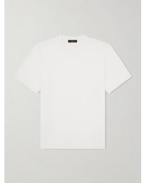 Slowear Cotton And Silk-Blend Jersey T-Shirt - White