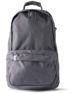 Visvim 22L Leather-Trimmed Cordura Backpack - Gray