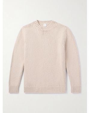 Eleventy Slim-Fit Wool Sweater - Natural