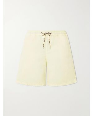 A Kind Of Guise Volta Straight-Leg Shell Drawstring Shorts - Natural