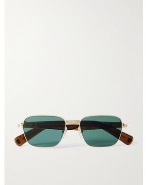 Cartier Première De Cartier D-Frame Recycled-Acetate And-Tone Sunglasses - Green