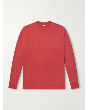 A.PRESSE Cotton-Jersey T-Shirt - Red