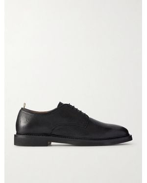 Officine Creative Hopkins Flexi 208 Deerskin Derby Shoes - Black