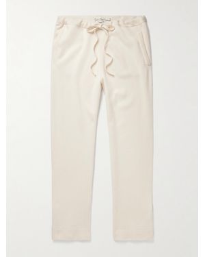 God's True Cashmere Straight-Leg Cashmere Drawstring Trousers - Natural