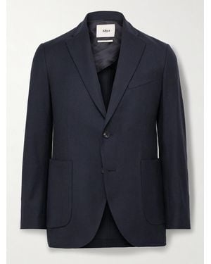 Altea Aston Slim-Fit Virgin Wool-Blend Suit Jacket - Blue