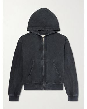 Remi Relief Cotton-Twill Hooded Blouson Jacket - Black