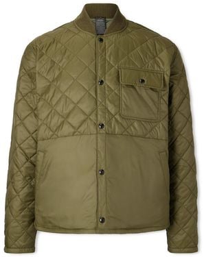 RRL Edmund Reversible Quilted Shell Jacket - Green