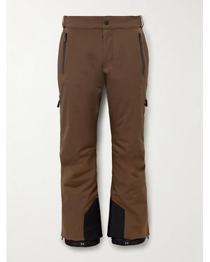 Moncler Straight-leg Padded Ski Trousers - Brown