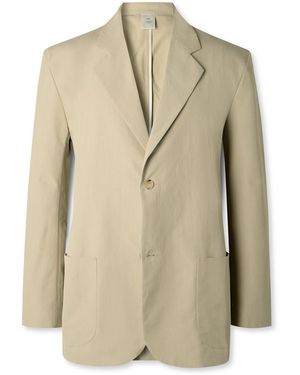 SSAM Cotton And Silk-blend Blazer - Natural