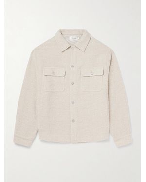 FRAME Tweed Overshirt - White