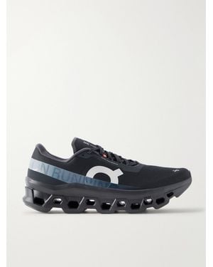 On Shoes Cloudmster 1 Stretch-Knit Sneakers - Blue