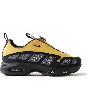 Nike Air Max Sndr Rubber-Trimmed Scuba Sneakers - Black