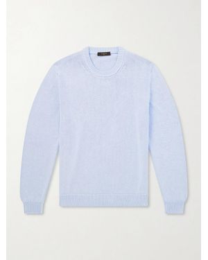 Slowear Slim-fit Cotton Jumper - Blue