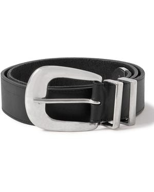 Celine 3.5Cm Leather Belt - Black