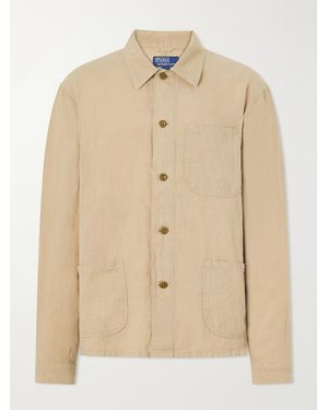 Polo Ralph Lauren Textured Linen Jacket - Natural
