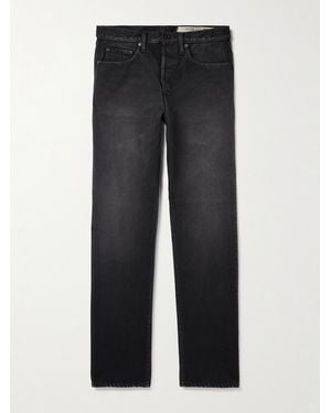 Kapital Monkey Cisco Slim-Fit Straight-Leg Jeans - Black
