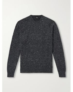 ZEGNA Wool-Blend Sweater - Blue