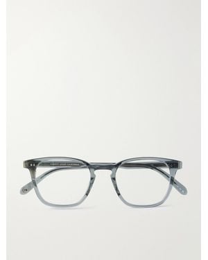 Garrett Leight Albright D-Frame Acetate Optical Glasses - Natural