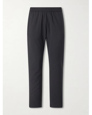 Barena Riobarbo Straight-Leg Virgin Wool Drawstring Trousers - Blue