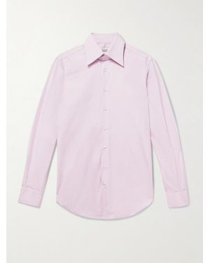 Husbands Supima Cotton-Poplin Shirt - Pink