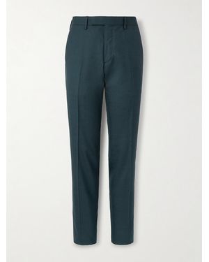 MR P. Slim-Fit Wool And Silk-Blend Suit Pants - Blue