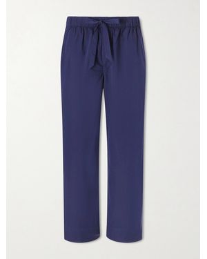 Tekla Pantaloni Da Pigiama A Gamba Dritta - Blu