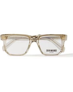 Cutler and Gross 1410 D-Frame Acetate Sunglasses - Gray