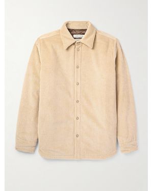 A Kind Of Guise Marani Padded Cotton-Corduroy Overshirt - Natural