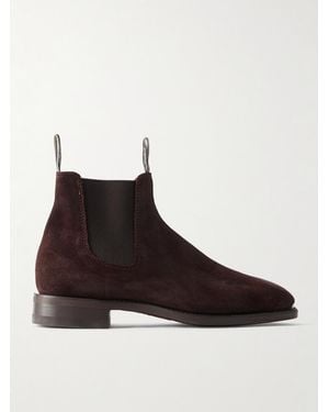 R.M.Williams Comfort Craftsman Waxed-Suede Chelsea Boots - Brown
