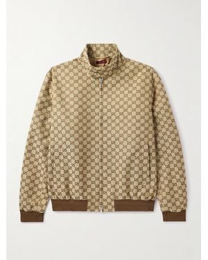 Gucci Gg Fabric Jacket - Natural