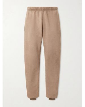 Les Tien Tapered Garment-Dyed Cotton-Jersey Sweatpants - Natural