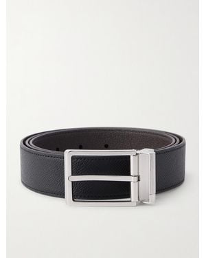 dunhill 35Mm Full-Grain Leather Belt - Black