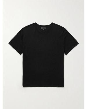 Nili Lotan Draven Wool T-Shirt - Black