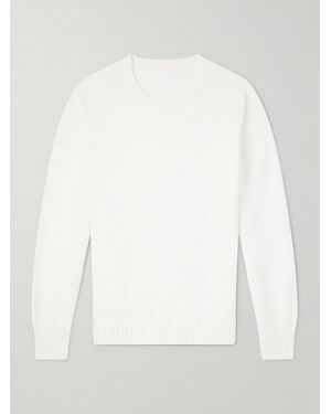 Anderson & Sheppard Cotton Sweater - Weiß