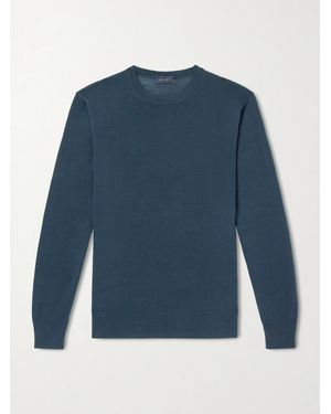 Sease Lasca Wish® Virgin Wool T-Shirt - Blau