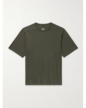 Rick Owens Brad Organic Cotton-Jersey T-Shirt - Green
