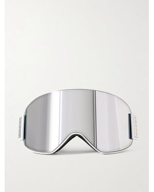 Gucci Mirrored Ski Goggles - White