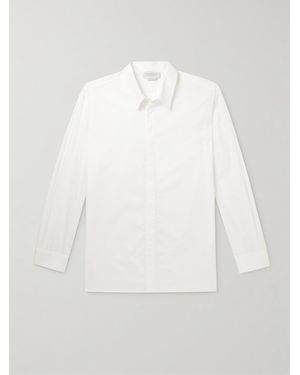 Gabriela Hearst Nicolas Slim-Fit Cotton-Poplin Shirt - White