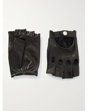 Our Legacy Emporio Armani Leather Gloves - Black