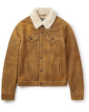 Polo Ralph Lauren Shearling Trucker Jacket - Brown