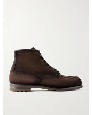 Officine Creative Balata Flexi 002 Suede Lace-Up Boots - Brown